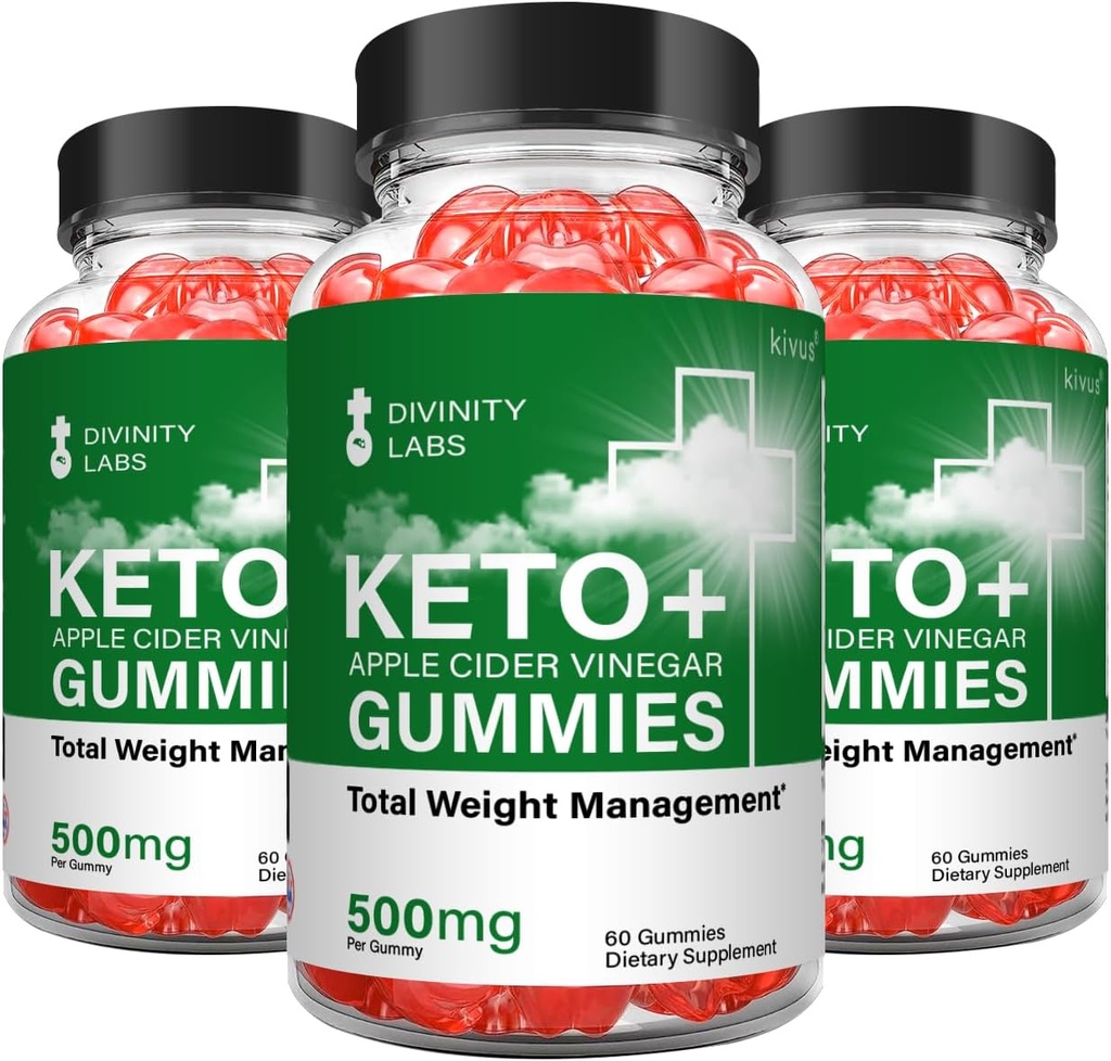 Divisity Labs Keto - Divisity Labs Keto Apple Cider Gummies (3 Pack, 180 Count)