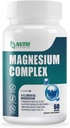 Magnesium Complex 500 מ"ג- מגנזיום מינרלים תוספת, Magnesium Glycinate, Citrate, Malate, Turate with B6 - Bone, Heart, השרירים & Nervous System Support - 60 קפסולות