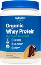 Nutricost Organic Whey Protein Concentrate, Chocolate Peanut Butter Flavored, (1LB) - Gluteeniton, ei-GMO