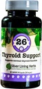 Silver Lining Herbs Thyroid Soporte para cans - Suplemento natural de herbas para axudar a manter unha función tiroides saudable, respiración e peso - 90 cápsulas