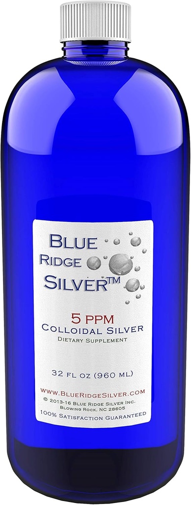 5 ppm 32 oz Colloidal Silver Natural Immune Support Health Supplemento