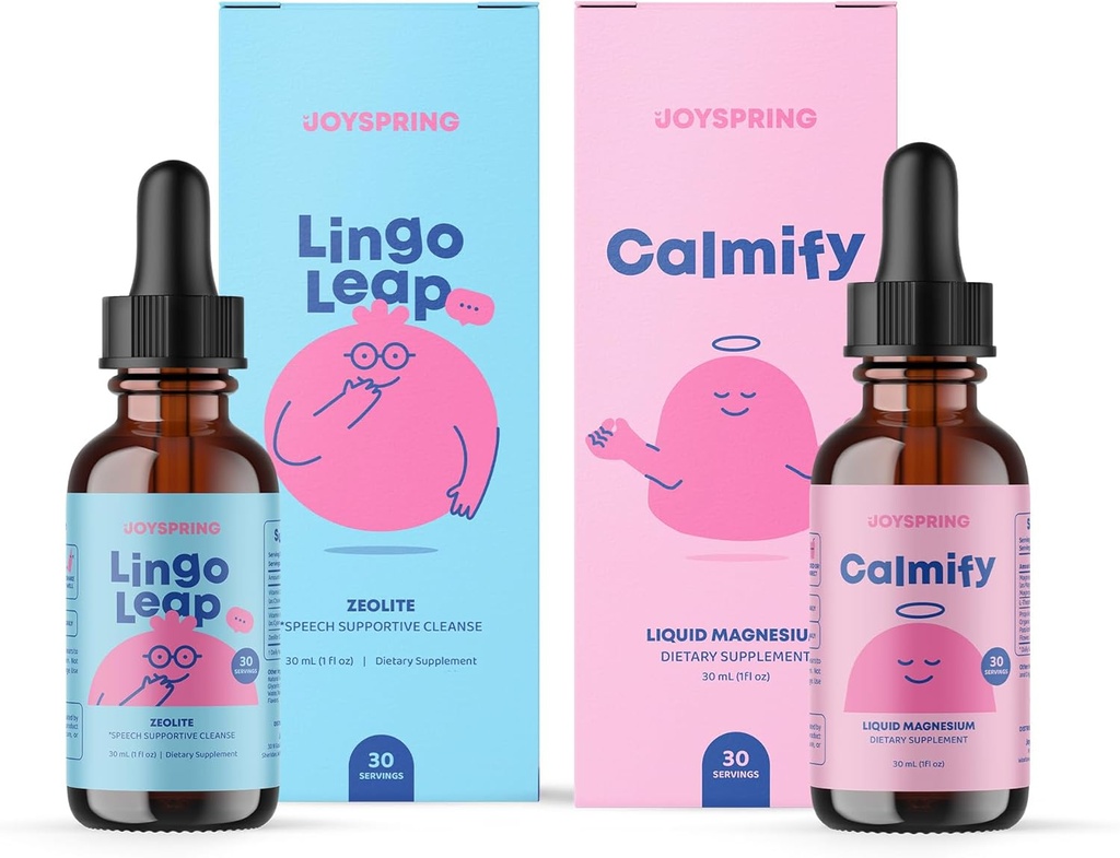 Joyspring Magnesium Glycinate & Citrate Liquid for Kids and Speech Delay Suplemen Anak-anak