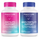 Pink Stork & Blue Stork His and Hers Fertility Bundle, 60 Capsules Each