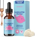 JoySpring Lions Mane dla dzieci 124; Speech Delay Supplement for Kids & Toddlers 124; Lion 's Mane Mushroom, Gotu Kola & Ashwagandha for Speech Therapy & Cognitive Support - Easy- Take Liquid Breams 124; LingoLeap Herbal