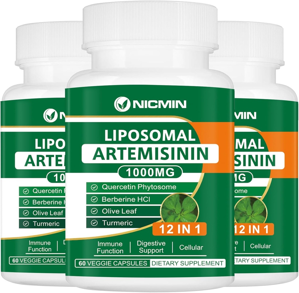 Liposomal Artemisinの補足1000mg、200mg QuercetinのPhytosomeの甘いWormwoodのエキス、Antioxidant 180のカプセルのための最高の吸収