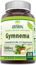 Билкови тайни Gymnema Добавка за гимнастика, 500 Mg Per Serving, 120 Veggie капсули, нон-GMO, Gluten Free, Made in USA