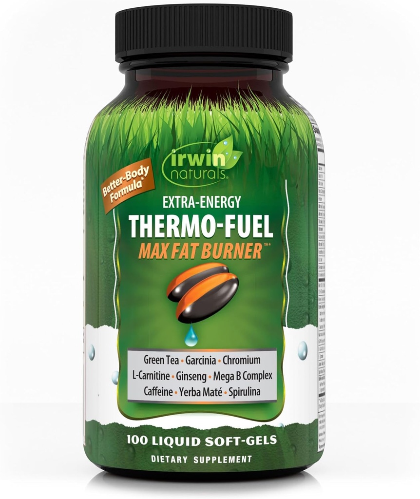 Ъруин Naturals Extra-Energy Thermo-Fuel Max Fat Burner 100 Softgel