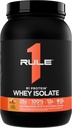 规则1 R1蛋白质 Whey Isolate - 含有25g蛋白 & 6g BCAA 单自孤立和水解源进行工作回收(2英镑*,Salted Carmel)