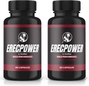 (2 Pack) Erecpower Kapsułki, Erecpower Pills for Men, Erecpower Mężczyzna Performance Supplement, Advanced Formulation to Support Men 's Active Lifestyle, Erec Power Pastillas Recenzje (120 kapsułki)