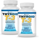 תזונה מוחלטת Thyroid T3 Radical Metabolic תמיכה עבור נשים וגברים, אנרגיה להתמקד, תפקוד Thyroid בריא, פורמולה טבעית, non-GMO, No Caffeine, 2 Pack 60 משרתים, 120 קפסולות