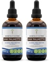 Saw Palmetto Tinktúra Alkoholmentes Folyékony kivonat, Saw Palmetto (Serenoa Repens) Szárított berry (2x4 FL OZ)