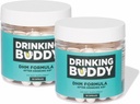 Bebida Buddy (2paquete, Ayuda después de beber con DHM, Prickly Pear, L-Cystine y L-Theanine, Milk Thistle, B-Vitamins, Ginger