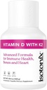 Isotonix D-vitamin med K2, fremmer Normal Bone Mineral Density, fremmer sunde arterier, Hjælper med at opretholde ben sundhed, understøtter immunforsvar, Market America (90 Servere)