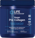 Life Extension Vegan Pro Collagen, Collagen Builder Support, Skin Health, Typ I Collagen Amino acids, Gotu kola, Vitamín C, Gluten-free, Non-GMO, Vegan, 30 Servings
