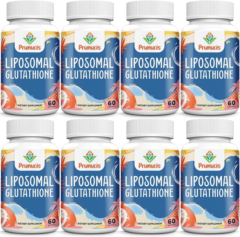 2400MG Liposomal Glutathione, עם ויטמין C, חלב Thistle & Alpha-Lipoic Acid, Master Antioxidants, Pure מופחת L-Glutathione - Immune System, Cell Fix, Energy, High Absorption, 480 Softgels Softgels