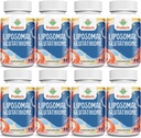 2400MG Liposomal Glutathione, with Vitamin C, Milk Thistle & Alpha-Lipoic Acid, Master Antioxidants, Pure Reduced L-Glutathione - Immune System, Cell Repair, Energy, High Absorption, 480 Softgels