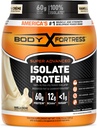 Body Fortress 100% Ultra-Filtered Isolate protein Toz, Vanilla, 60g Protein & 12g BCAAs Per 2 Scoops, Muscle Win & Recovery, Immune Support with Vitamins C & D, 1.5lbs,Packating May Vary