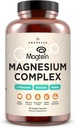 Amandean Magtein Magnesium Complex. L-Threonate, Glycinate, Malate Triple Blend Chelated Magnesium Supplement. 90 Veggie Capsules. Hög Absorption Branded Ingredients. Hjärnhälsa, sömn, lugn *.