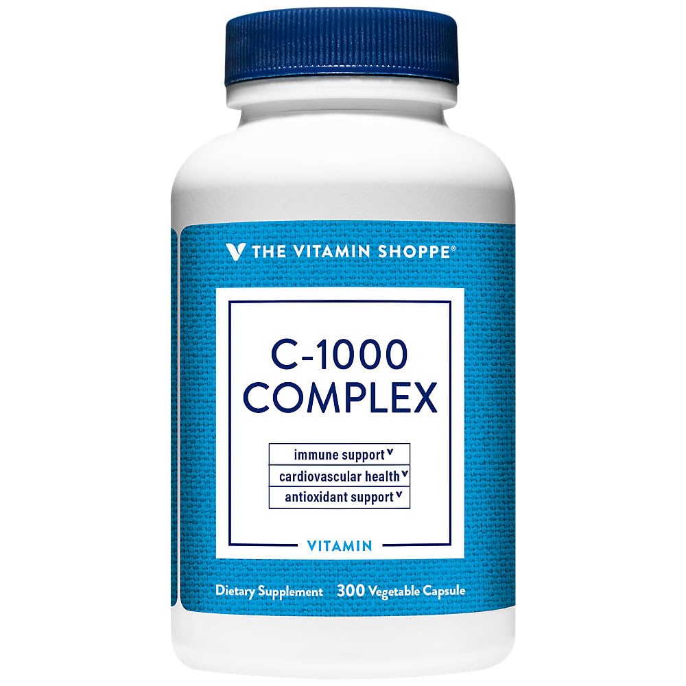 The Vitamin Shoppe C-1000 Complex 1,000MG, Antioxidant that Supports (300 Capsules)