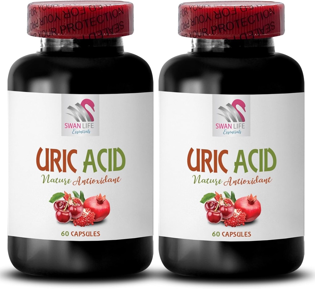 Lower uric Acid Quickly - URIC Acid - Natural Ways to Lower uric Acid, Supplements for uric Acid,Cranberry Supplement for Men, Pomegranate Juice, Pomegranate Supplement, Pomegranate Extract 2B 120Cap