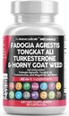 Чисти Nutraceuticals Fadogia Agresstis Tongkat Ali Turcesterone Допълнение с разгонена козина трева, Saw Palmetto, Maca Root, Сибирски женшен, Tribulus Terrestris, Сминдух, Див Ям - 60 граф