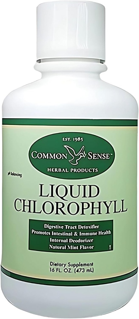 Liquid Chlorophyll 16oz. | Natural Mint Flavor | Salute immunitaria | Supporto intestinale