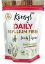 Konsyl Daily Psyllium Fiber 360g / 12.7oz - Não-GMO, Vegan, Keto-Friendly, Pó de Suplemento de Fibra - Suporta saúde digestiva