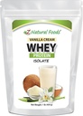 Z Natural Foods Vanilla Cream Whey Protein Isolate, Nutrition-Rich, Flavorful Protein Powder for Heart Health and Immunity, Great in Tea, Kaffee, Smoothie, Non-GMO, Gluten-Free, Kosher, 1 lb.