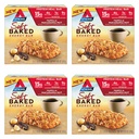 Atkins Vanilla Macadamia Nut Flavored Soft Baked Energy Bars, High in Protein, Low Sugar, High Fiber Snack, Protein Snack, 4 Packungen (4 Bars Jeder)