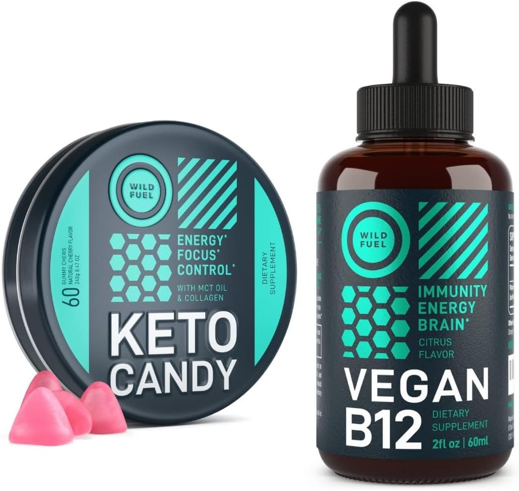 WILD FUEL Keto Gummies a Vegan B12 Energy Bundle