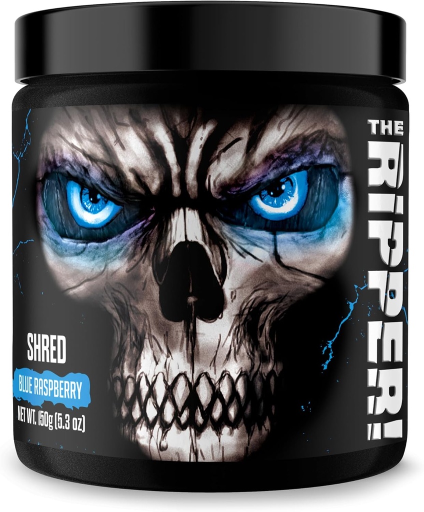 JNX SPORTS The Ripper! Termogenik Fat Burner - Blue Raspberry 30 Hizmetler | Gelişmiş Hızlı Termojenik Pre-Workout, Appetite Suppressant for Men & Women