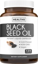 Black Seed Oil - 120 Softgel kapselit ihon terveys (ei-GMO & Vegan) Kylmäpaineinen Nigella Sativa tuottaa puhdasta mustaa Cumin Seed Oil kanssa E-vitamiini - 500 mg Each, 1000 mg per 2 kapseli Serving