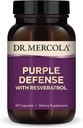 Dr. Mercola Purple Defense - High-Potency Antioxidant-Unterstützung - mit Grape Seed & Skin Extract - unterstützt Herz-Kreislauf- & Gehirngesundheit - 90 Kapseln