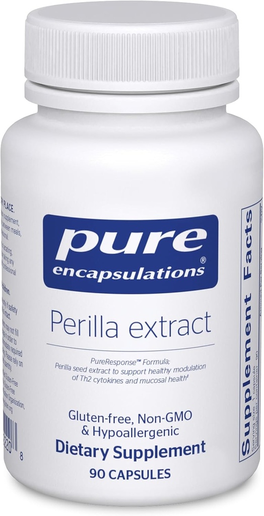 Encapsulations pures Extrait de Perilla Support pour une modulation saine des cytokines Th2 et de la santé des muqueuses*