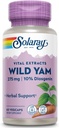 SOLARAY Guaranteed Potency Wild Yam Root Extract Extracto, Veg Cap (Btl-Plastic) 275mg | 60ct