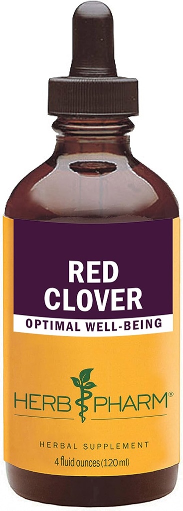 Herb Pharm Certified Red Clover Liquid Extract - 4 Ounce