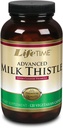 LIFETIME Milk Thistle Blid Liver Cleanse Formulė ® 124; su kiaulpienių šaknis ir turmerinis (120 CT)