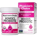 Physician's CHOICE Probiotics for Women - PH Balance, Digestive, UT, & Feminine Health - 50 Billion CFU - 6 Unique Strains for Her - Organic Prebiotics, Cranberry Extract+ - Women Probiotic - 30 CT