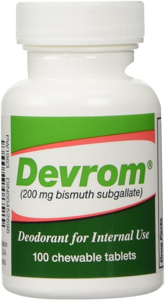 DEVROM таблетки (вътрешен дезодерант) 200MG 100ichewable таблетки