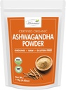 Organik Ashwagandha Toz| Resealable Zip Lock Pouch| Withania Somnifera from India| USDA Organic| Non-GMO| Pure & Natural Herbal Ashwagandha Toz| 114 Grams (4 OZ)