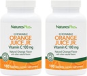 NaturesPlus Orange Juice Jr. - 2, 180 Chewable Tablet paketi - 100 mg Vitamin C - Vegetarian, Gluten Pulsuz - 360 Toplam Xüsusi