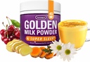 Turmaquik 3.2 Ounce Organic Golden Moon Milk pulveris - Super Miega Blend ar Melatonin, Valerian, Chamomile, Lemon Balm, Turmeric, Ginger, Black Pepper, Curcumin, Cinnamon, un Cardamom