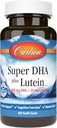 קרלסון - Super DHA Plus Lutein, 1000 מ"ג DHA + 20 מ"ג Lutein, 60 Softgels