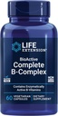 Prolongation de vie BioActive Complete B-Complex, Heart, Brain and Nerve Support, Énergie saine, Métabolisme, Complete B Complex, 60 Capsules Végétariennes