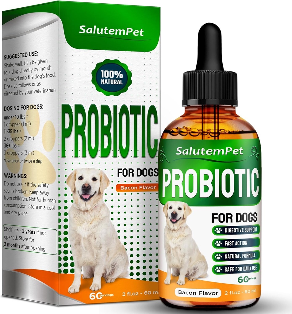 Probiotics for Dogs  готварски пробиотици за кучета и кученца  гонят Prebiotic & Digestive Enzymes .