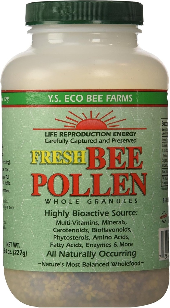 Y.S. Organics Fresh Bee Pollen Whole Granules