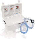 Primacare KC-1010 CPR Rescue Mask Resuscitation Kit for Adult & Child with a One-Way Valve Mouth to Mouth for supplemental Oxygen] Wall Mount/Carry Case Included