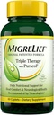 MigreLief Original Triple Therapy mit Puracol - Ernährungsunterstützung für Migraine Sufferers - 60 Caplets/1 Month Supply