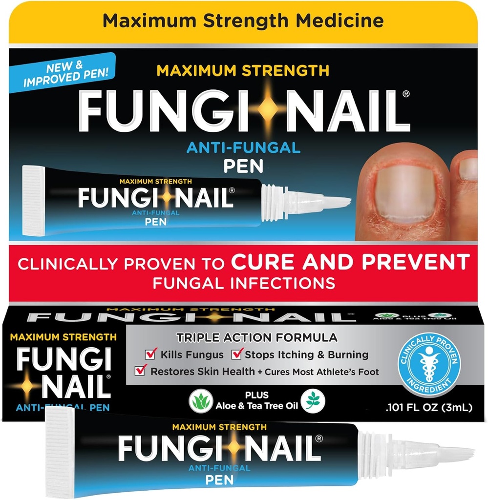 Гъби-Nail Pen Applicator Anti-Fungal Solution, Kills Fungus that can lead to Nail & Atleetetheet .